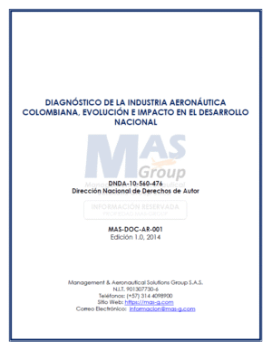 MAS-DOC-AR-001 - Portada - Ed. 1.0 MAS-DOC-AR-001 - Diagnóstico de la Industria Aeronáutica Colombiana, evolución e impacto en el desarrollo nacional (Ed. 1.0)